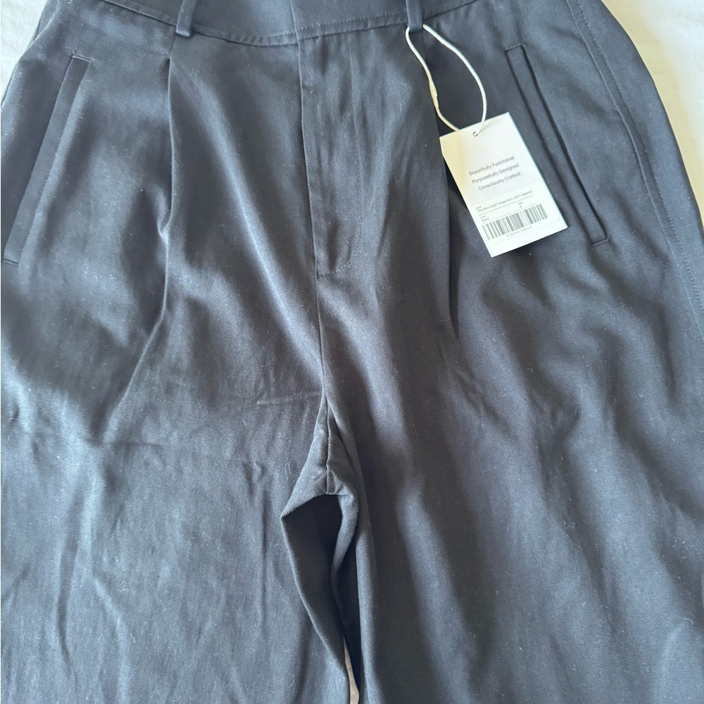 EVERLANE DRAPER PLEATED PANT IN BUTTERSMOOTH NWT size 8 short inseam - Picture 10 of 11